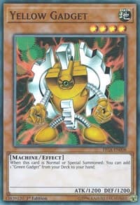 Yellow Gadget - Fists of the Gadgets - YuGiOh card