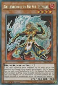 Brotherhood of the Fire Fist - Elephant - Fists of the Gadgets - YuGiOh card