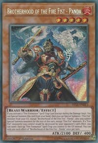 Brotherhood of the Fire Fist - Panda - Fists of the Gadgets - YuGiOh card