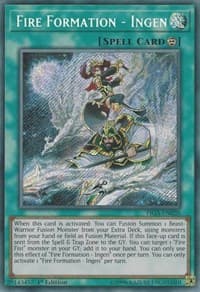 Fire Formation - Ingen - Fists of the Gadgets - YuGiOh card