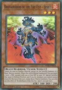Brotherhood of the Fire Fist - Spirit - Fists of the Gadgets - YuGiOh card