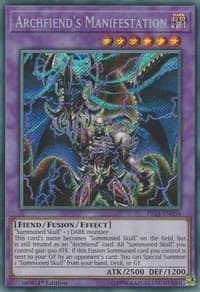Archfiend's Manifestation - Fists of the Gadgets - YuGiOh card
