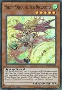 Majesty Maiden, the True Dracocaster - Fists of the Gadgets - YuGiOh card