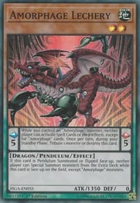 Amorphage Lechery - Fists of the Gadgets - YuGiOh card
