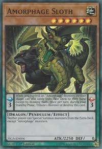 Amorphage Sloth - Fists of the Gadgets - YuGiOh card