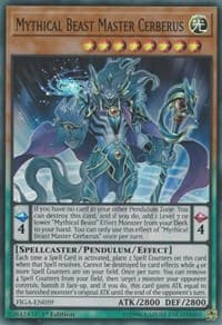 Mythical Beast Master Cerberus - Fists of the Gadgets - YuGiOh card