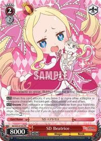 SD Beatrice - Re:ZERO Vol.2 - Weiss Schwarz card