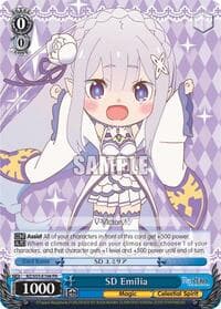 SD Emilia - Re:ZERO Vol.2 - Weiss Schwarz card