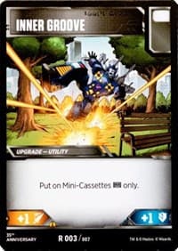 Inner Groove - Blaster VS Soundwave Box Set 35th Anniversary Edition - Transformers TCG card