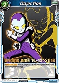 Objection (Origins 2019) - Tournament Promotion Cards - Dragon Ball Super: Masters card