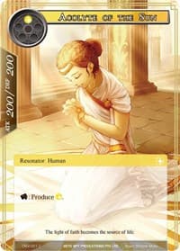 Acolyte of the Sun - The Decisive Battle of Valhalla - Force of Will card
