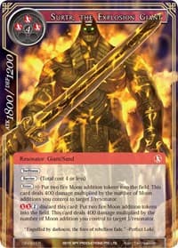 Surtr, The Explosion Giant - The Decisive Battle of Valhalla - Force of Will card