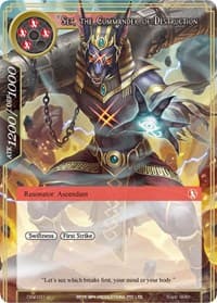 Set, The Commander Of Destruction - The Decisive Battle of Valhalla - Force of Will card