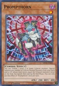 Prompthorn - 2019 Gold Sarcophagus Tin Mega Pack - YuGiOh card