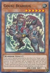 Gouki Bearhug - 2019 Gold Sarcophagus Tin Mega Pack - YuGiOh card