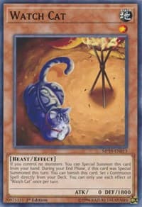 Watch Cat - 2019 Gold Sarcophagus Tin Mega Pack - YuGiOh card