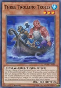 Three Trolling Trolls - 2019 Gold Sarcophagus Tin Mega Pack - YuGiOh card