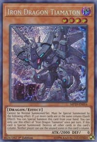 Iron Dragon Tiamaton - 2019 Gold Sarcophagus Tin Mega Pack - YuGiOh card