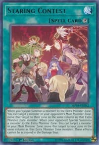 Staring Contest - 2019 Gold Sarcophagus Tin Mega Pack - YuGiOh card