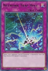 Network Trap Hole - 2019 Gold Sarcophagus Tin Mega Pack - YuGiOh card