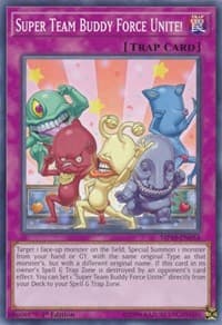 Super Team Buddy Force Unite! - 2019 Gold Sarcophagus Tin Mega Pack - YuGiOh card