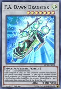 F.A. Dawn Dragster - 2019 Gold Sarcophagus Tin Mega Pack - YuGiOh card