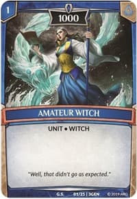 Amateur Witch - Expansion Pack 1: Generations - Argent Saga TCG card