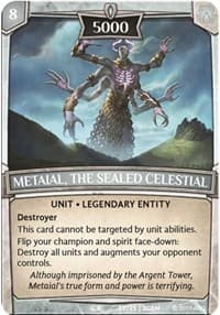 Metaial, the Sealed Celestial - Expansion Pack 1: Generations - Argent Saga TCG card