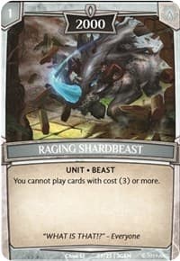 Raging Shardbeast - Expansion Pack 1: Generations - Argent Saga TCG card