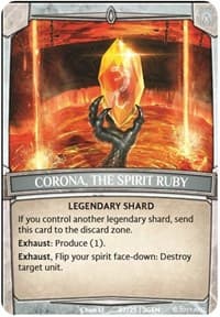 Corona, the Spirit Ruby - Expansion Pack 1: Generations - Argent Saga TCG card
