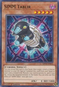SIMM Tablir - 2019 Gold Sarcophagus Tin Mega Pack - YuGiOh card