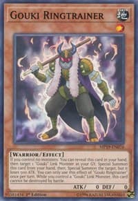 Gouki Ringtrainer - 2019 Gold Sarcophagus Tin Mega Pack - YuGiOh card