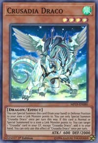 Crusadia Draco - 2019 Gold Sarcophagus Tin Mega Pack - YuGiOh card