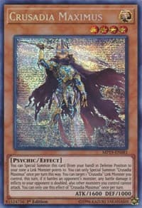 Crusadia Maximus - 2019 Gold Sarcophagus Tin Mega Pack - YuGiOh card