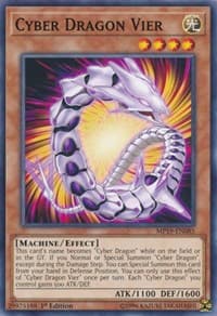 Cyber Dragon Vier - 2019 Gold Sarcophagus Tin Mega Pack - YuGiOh card