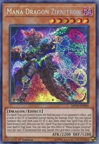 Mana Dragon Zirnitron - 2019 Gold Sarcophagus Tin Mega Pack - YuGiOh card