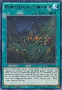 World Legacy Survivor - 2019 Gold Sarcophagus Tin Mega Pack - YuGiOh card