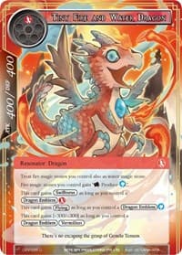 Tiny Fire and Water Dragon - The Decisive Battle of Valhalla - Force of Will card