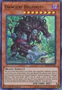 Danger! Bigfoot! - 2019 Gold Sarcophagus Tin Mega Pack - YuGiOh card