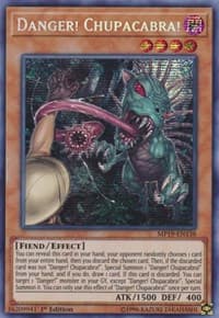Danger! Chupacabra! - 2019 Gold Sarcophagus Tin Mega Pack - YuGiOh card
