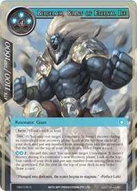 Bergelmir, Giant of Eternal Ice - The Decisive Battle of Valhalla - Force of Will card