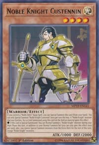 Noble Knight Custennin - 2019 Gold Sarcophagus Tin Mega Pack - YuGiOh card