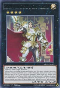 Sacred Noble Knight of King Custennin - 2019 Gold Sarcophagus Tin Mega Pack - YuGiOh card