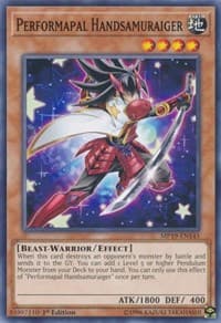 Performapal Handsamuraiger - 2019 Gold Sarcophagus Tin Mega Pack - YuGiOh card