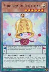 Performapal Lebellman - 2019 Gold Sarcophagus Tin Mega Pack - YuGiOh card