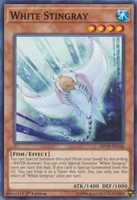 White Stingray - 2019 Gold Sarcophagus Tin Mega Pack - YuGiOh card