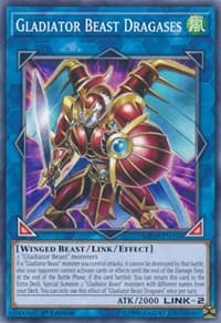 Gladiator Beast Dragases - 2019 Gold Sarcophagus Tin Mega Pack - YuGiOh card