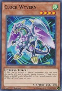 Clock Wyvern - 2019 Gold Sarcophagus Tin Mega Pack - YuGiOh card