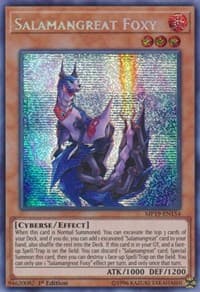 Salamangreat Foxy - 2019 Gold Sarcophagus Tin Mega Pack - YuGiOh card