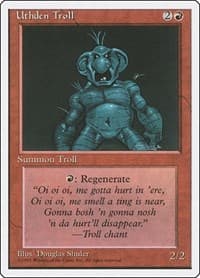Uthden Troll - Fourth Edition - Magic: The Gathering card